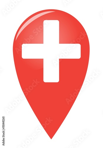 Medical red pin