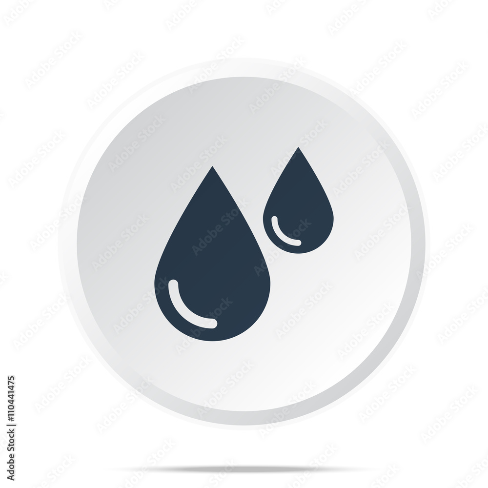 Black Blood icon on white web button Black Blood icon on white web button