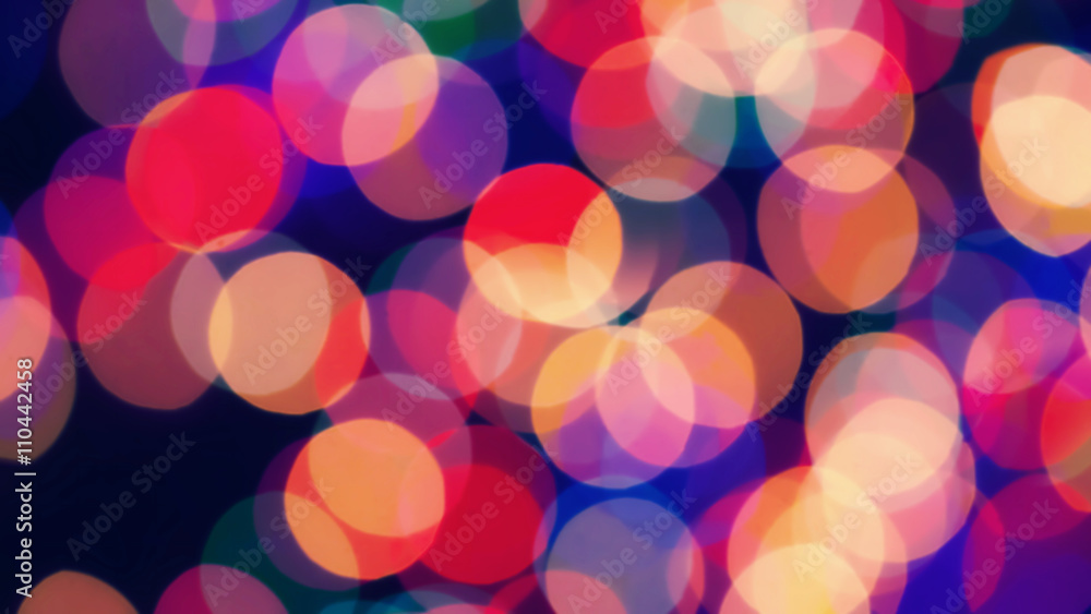 Bright festive colored lights Bright festive colored lights