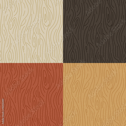 Seamless Wood Texture. Vector repeatable wood grain background