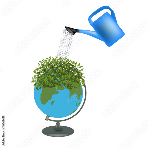 green globe