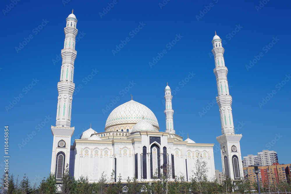 Obraz premium Mosque in the city center