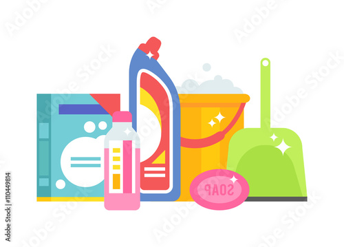 Home chemistry isolated vector illustration.