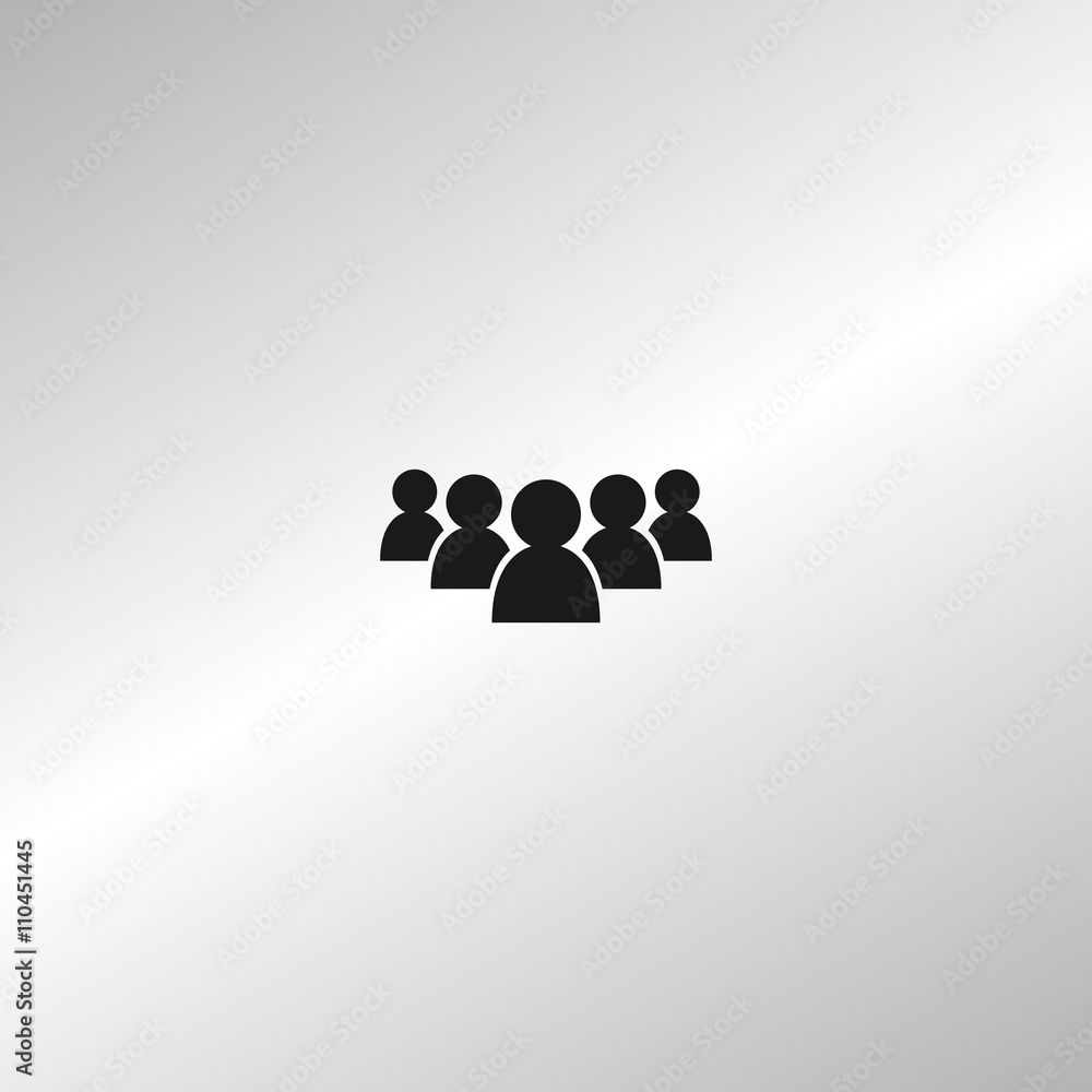 Add new user account flat icon for apps Add new user account flat icon for apps