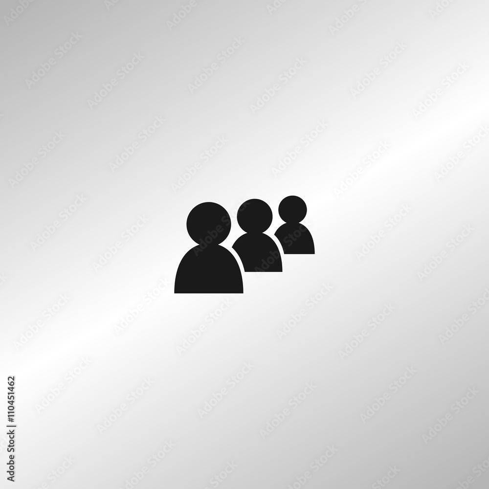 Add new user account flat icon for apps Add new user account flat icon for apps
