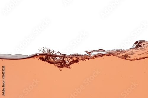 Rose wine splash - close up abstract background