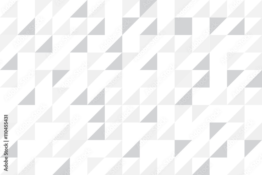 White abstract geometric triangular polygon style illustration g