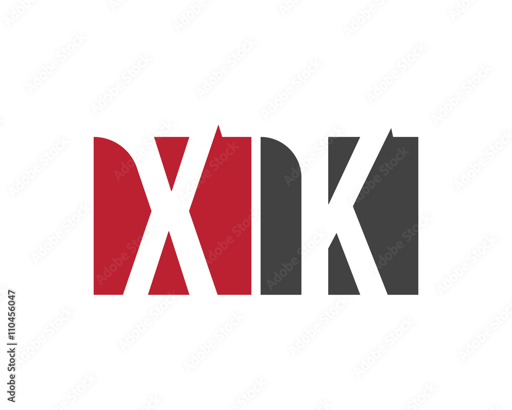 XK red square letter logo for kitchen, karaoke, king, kingdom, knowledge XK red square letter logo for kitchen, karaoke, king, kingdom, knowledge