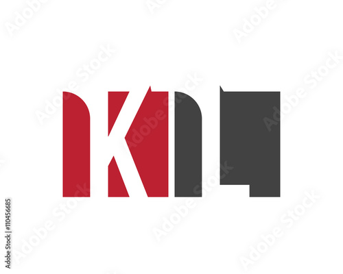Free Download KL red square letter logo for  landscape, law, leadership, learning, legal - GFXLoad