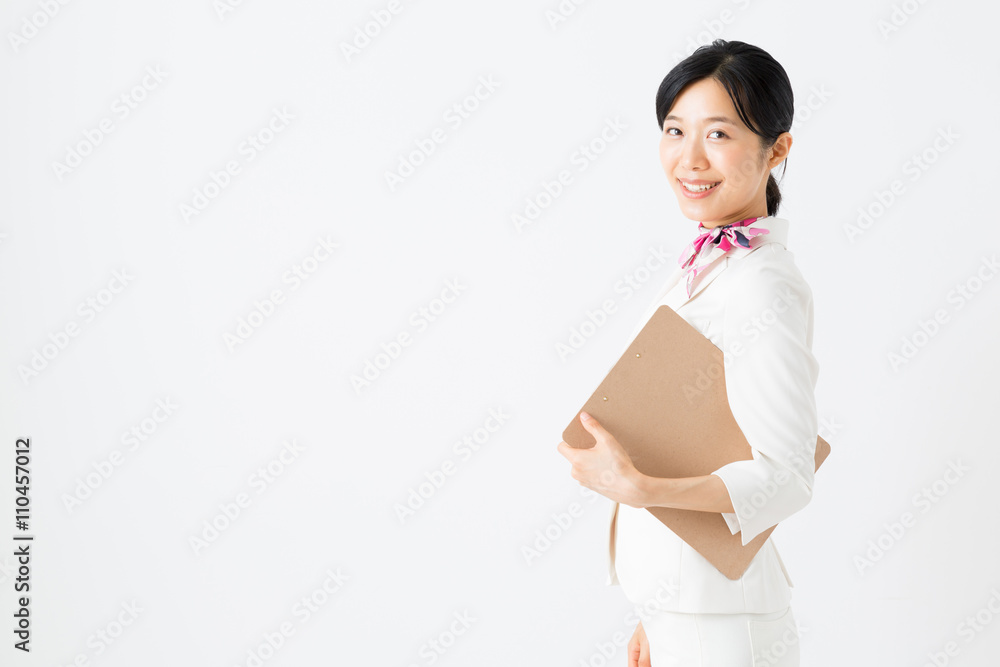 portrait of asian businesswoman isolated on white background portrait of asian businesswoman isolated on white background