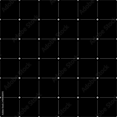 Abstract grid, mesh pattern with plus symbols.