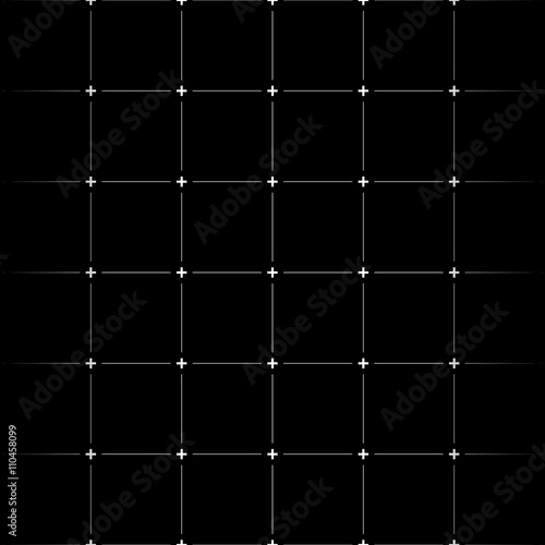 Abstract grid, mesh pattern with plus symbols.