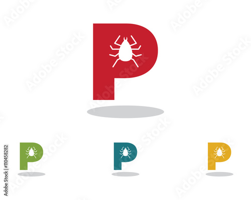 P Letter Tick Logo
