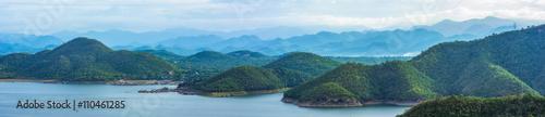 Landscape Srinakarin Dam.