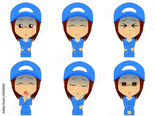 作業着女性 セット