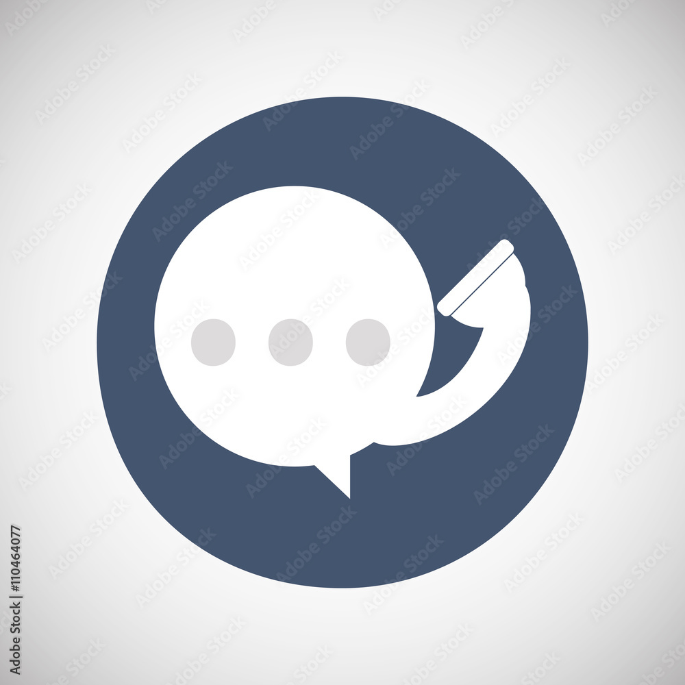 Call center design. Customer service icon. Flat illustration Call center design. Customer service icon. Flat illustration