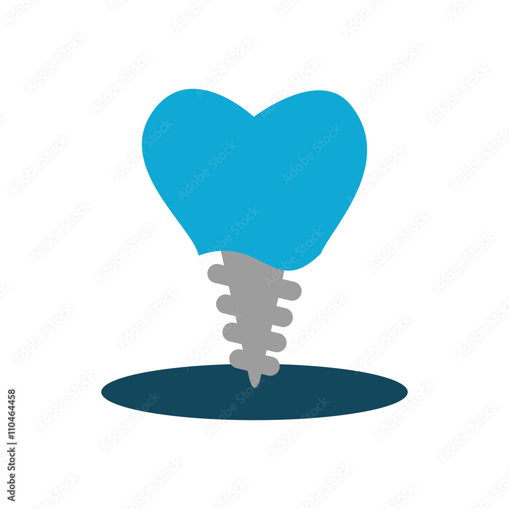 Dental care design. health concept. medical care icon