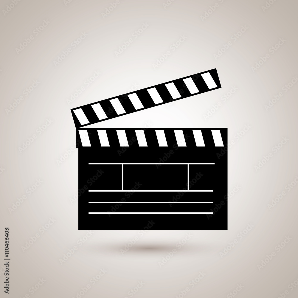 film industry flat icon  design 