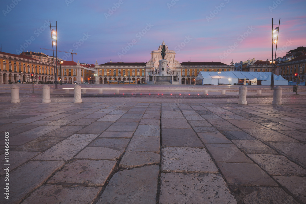 Fototapeta premium Commerce Square in Lisbon