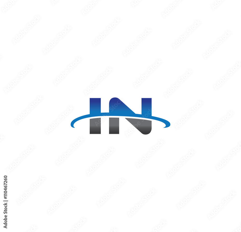 in alphabet with swoosh grey and blue in alphabet with swoosh grey and blue