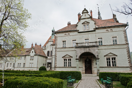 Schonborn hunting castle in Carpaty,Transcarpathia,Ukraine. Bui