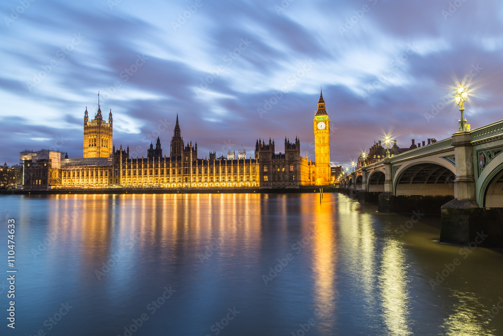 Houses of Parliament at Dusk