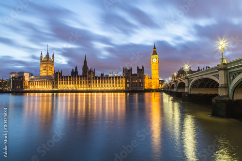 Houses of Parliament at Dusk © mikecleggphoto