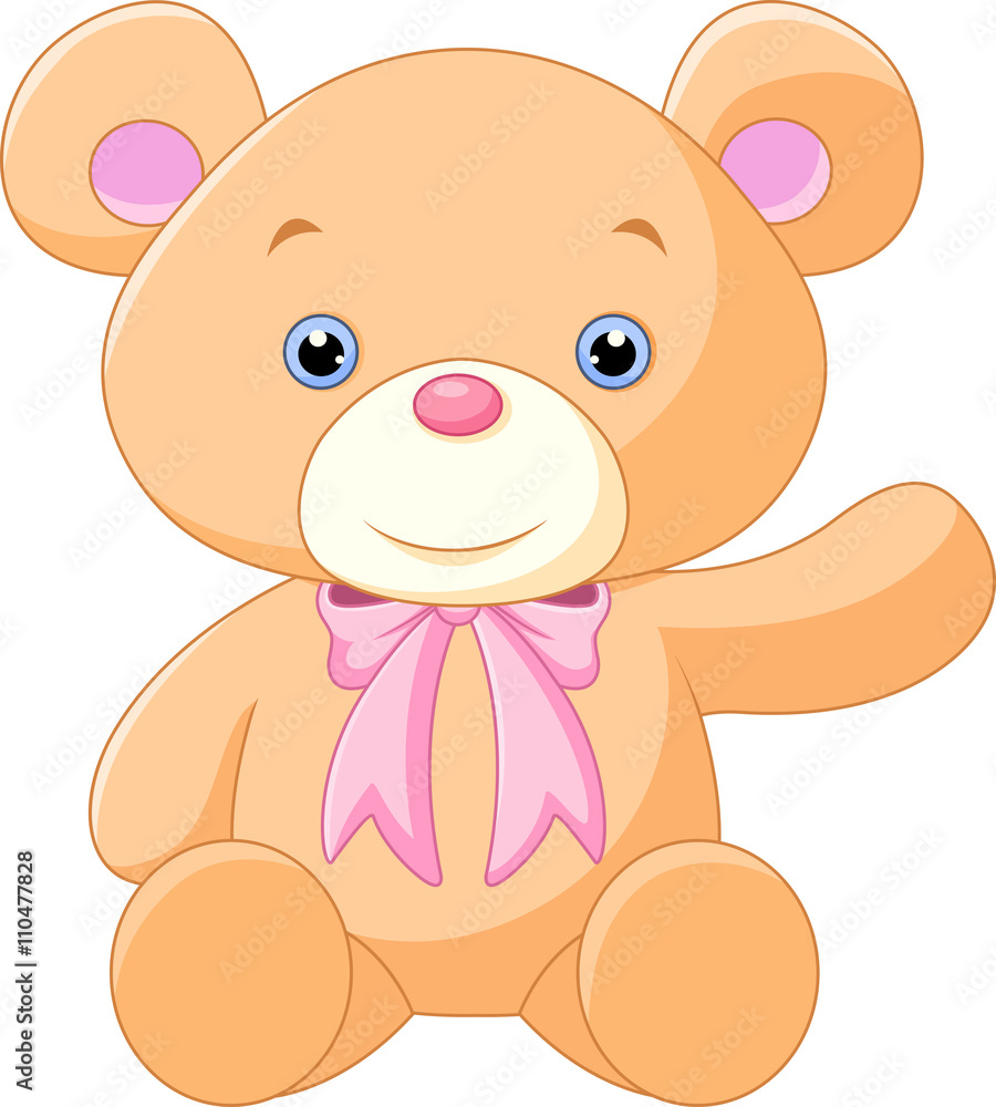 Happy brown bear cartoon Happy brown bear cartoon