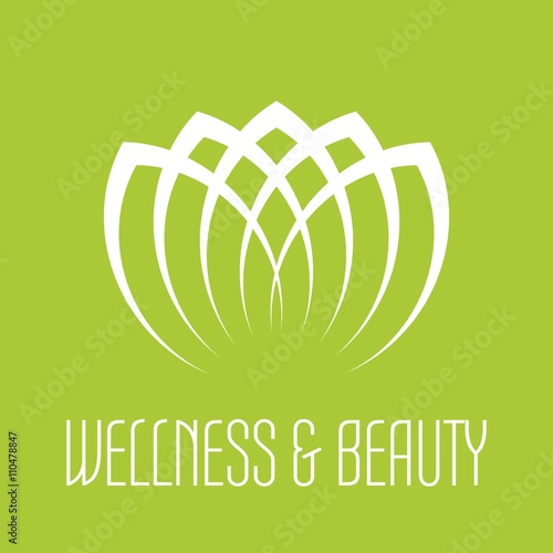 Green lotus icon