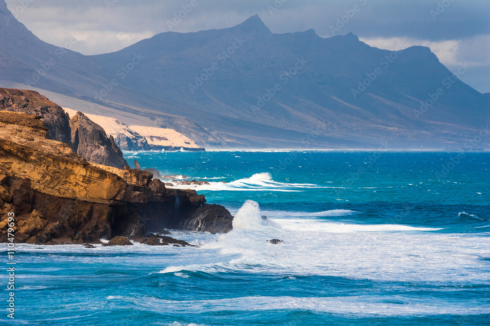 Fuerteventura Pared beach Canary Islands Spain Fuerteventura Pared beach Canary Islands Spain