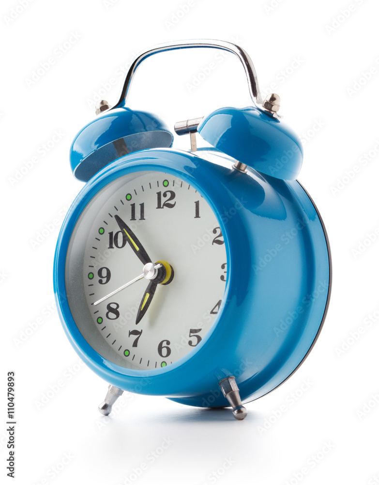 Alarm clock isolated on white background Alarm clock isolated on white background