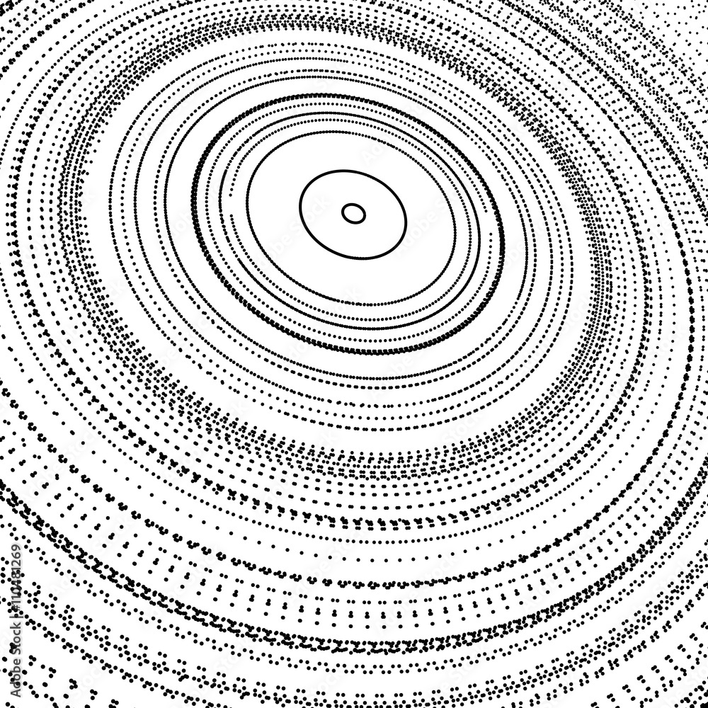 Array with Particles. Abstract Dynamic Background. Technology Vector Illustration. Array with Particles. Abstract Dynamic Background. Technology Vector Illustration.