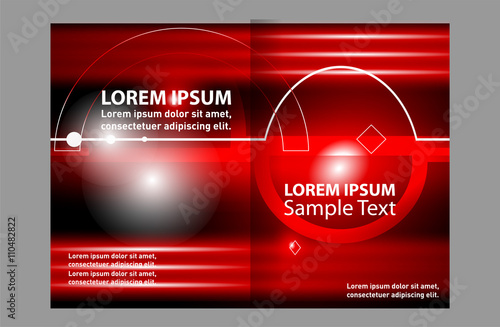 Abstract design background Brochure template

