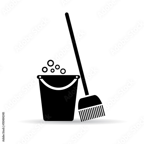Cleaning tools icon