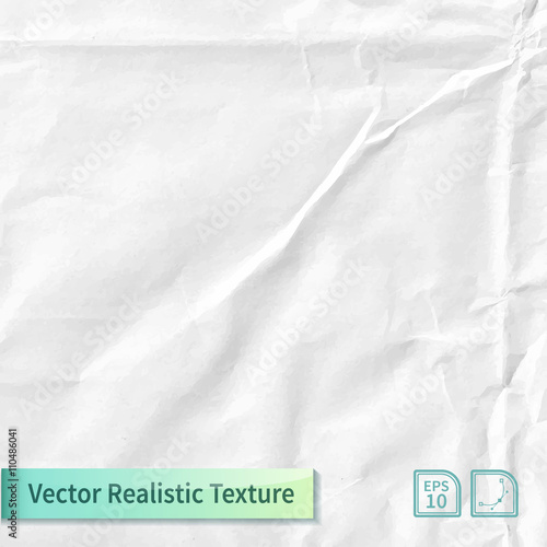 Vector wrapping paper photo texture with wrinkles for your design