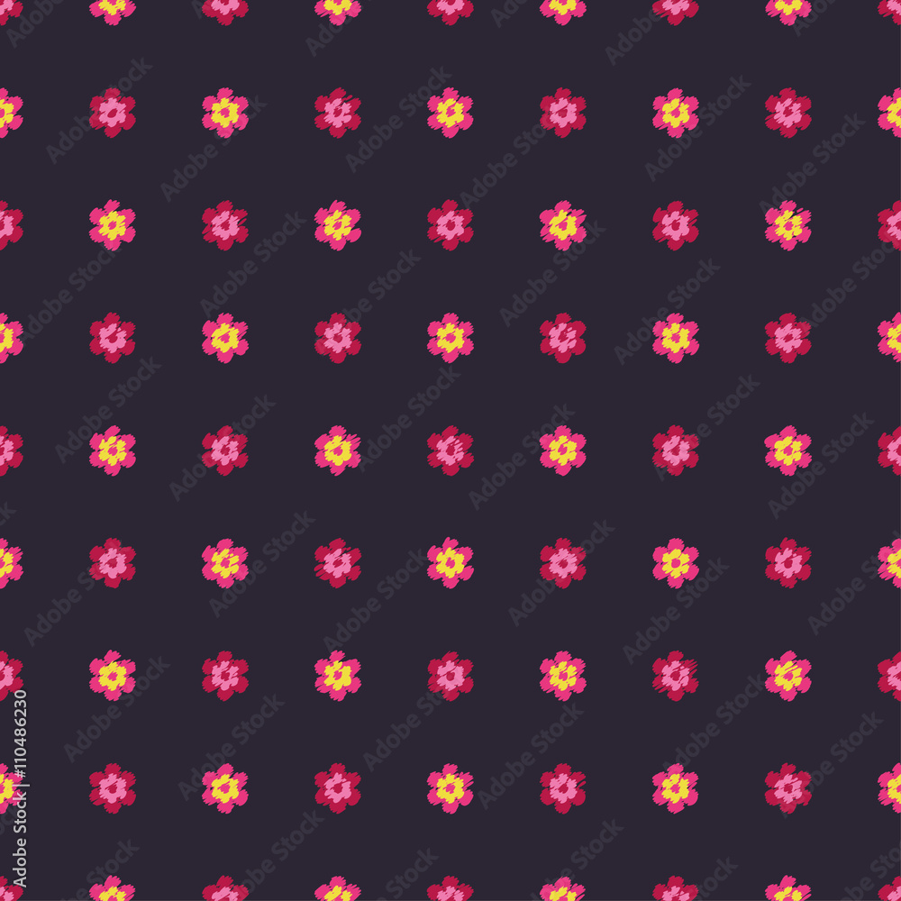 Seamless vector background with decorative flowers. Print. Cloth design, wallpaper. Seamless vector background with decorative flowers. Print. Cloth design, wallpaper.