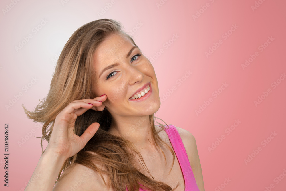 Fototapeta premium Portrait of a beautiful woman