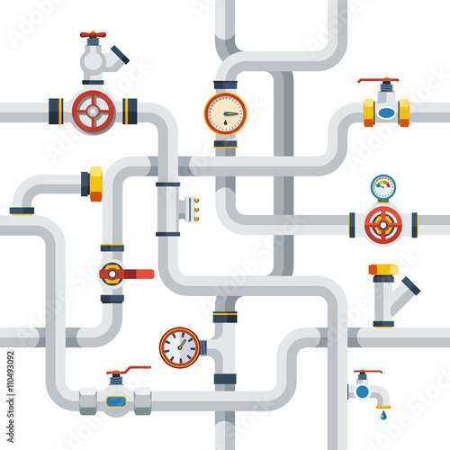 Pipes Concept Illustration