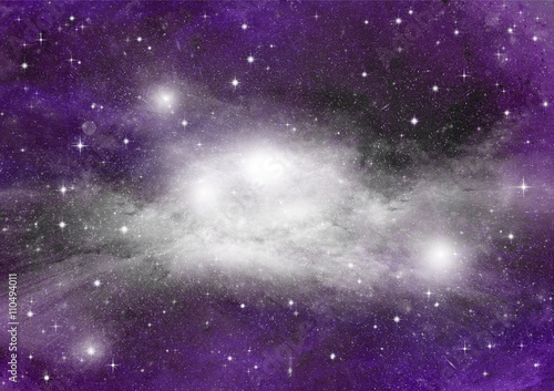 galaxy in a free space