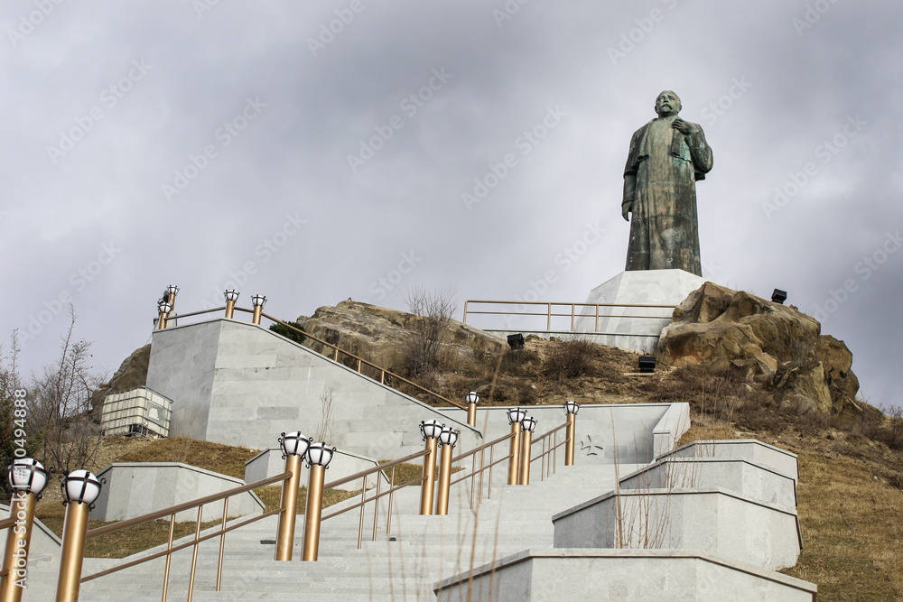 ilia chavchavadze statue Stock Photo Adobe Stock