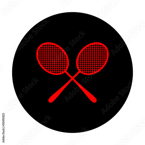 Tennis racquets icon