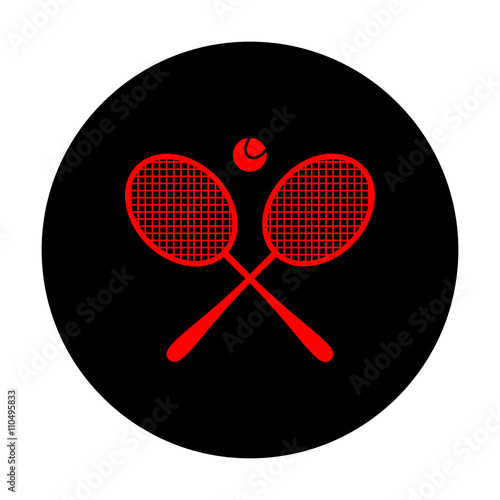 Tennis racket icon