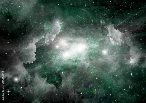 Fotografie galaxy in a free space