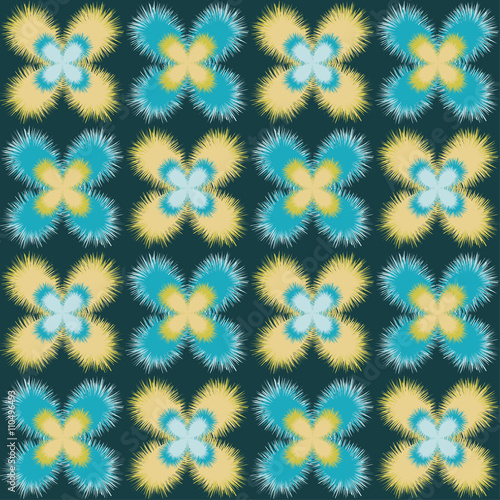 eamless vector background with decorative flowers. Print. Cloth design, wallpaper. photo