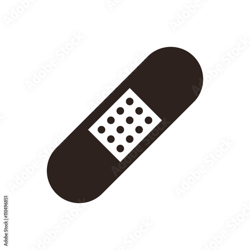 Medical ampoule and syringe icon