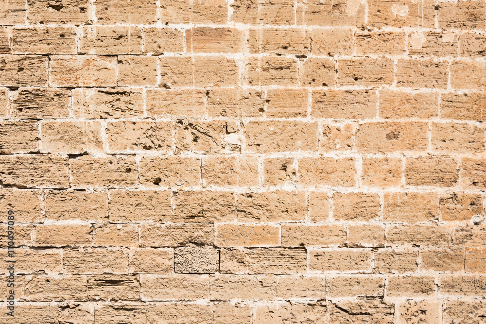 Fototapeta premium Wall, Mallorca, Balearic Islands, Spain