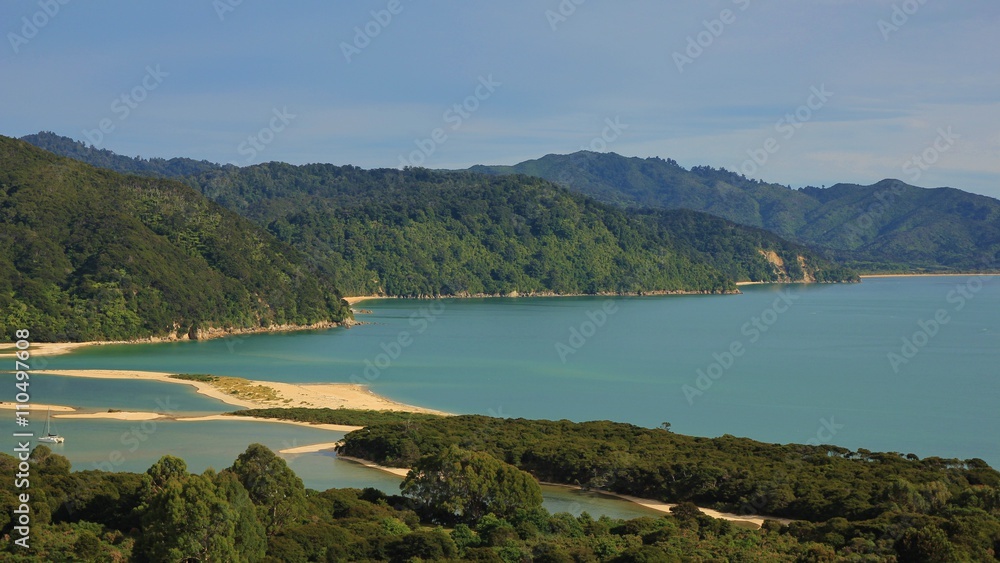 Awaroa Inlet, bay in the Abel Tasman National Park Awaroa Inlet, bay in the Abel Tasman National Park