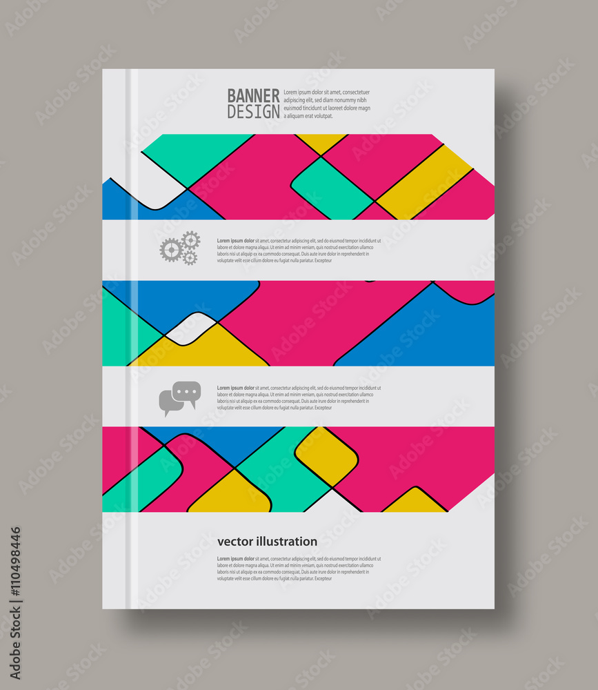 Fototapeta premium Abstract design templates.