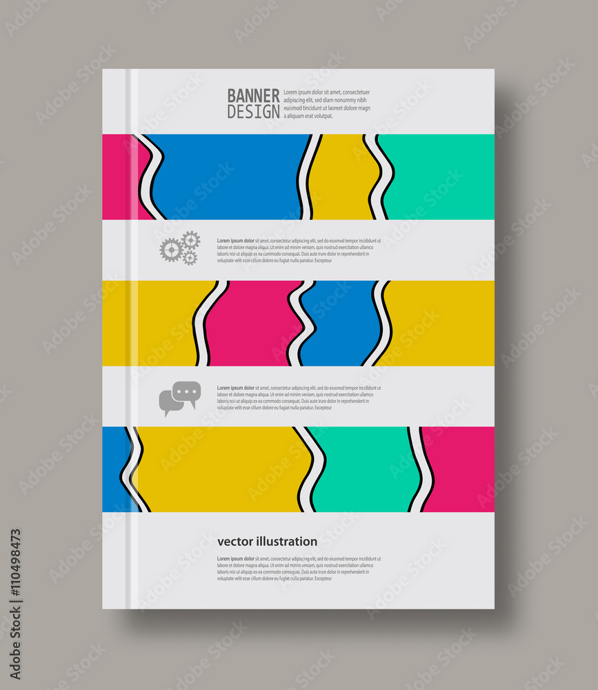 Fototapeta premium Abstract design templates.