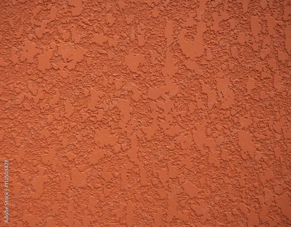 Fototapeta premium Orange plaster texture or background
